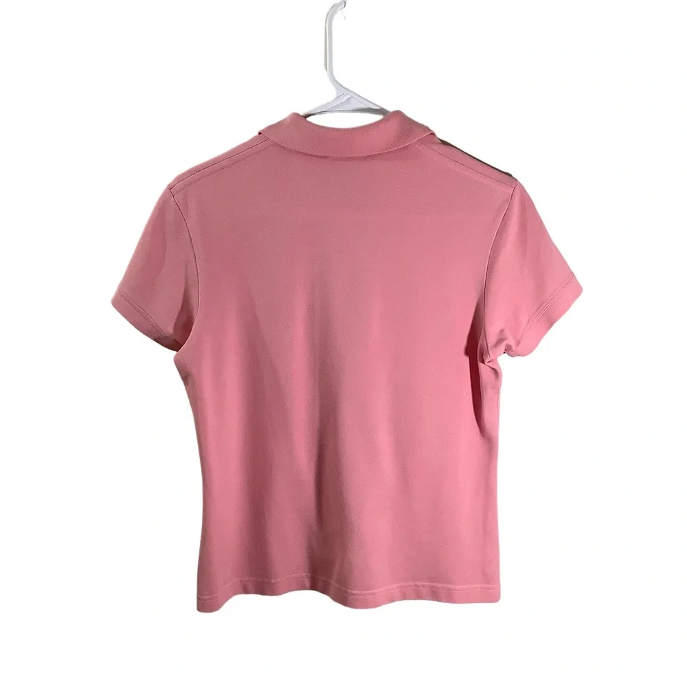 Lilly Pulitzer Blush Cotton Short Sleeve Polo Shirts